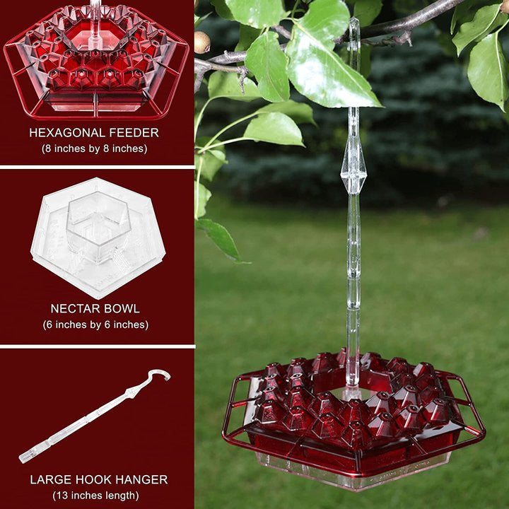 ??NEW YEAR SALE?? Mary's Hummingbird Feeder With Perch And Built-in Ant Moat