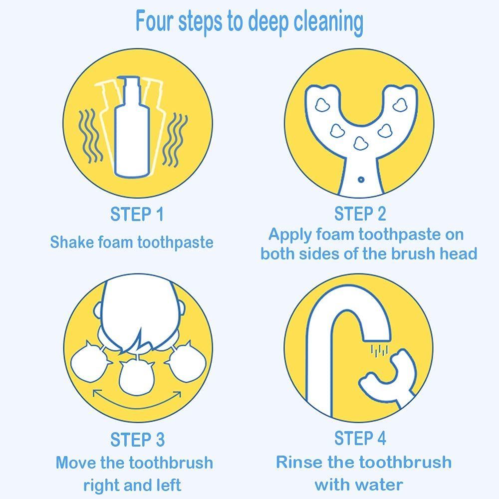 ??NEW YEAR SALE?? 360° Kids U-Shaped Toothbrush