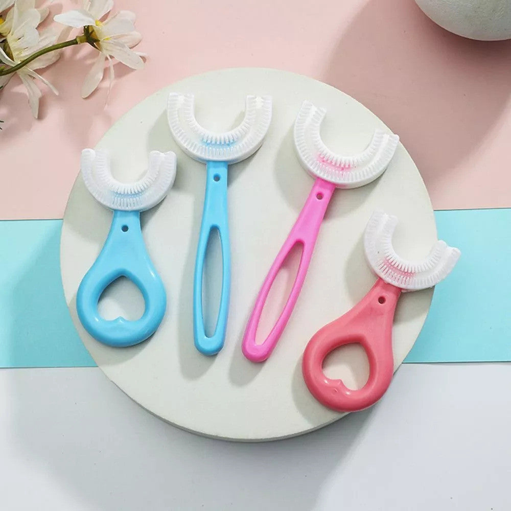 ??NEW YEAR SALE?? 360° Kids U-Shaped Toothbrush
