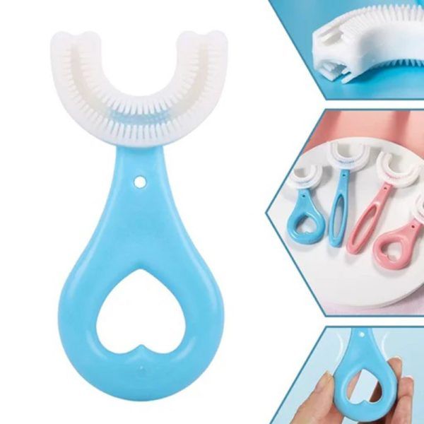 ??NEW YEAR SALE?? 360° Kids U-Shaped Toothbrush