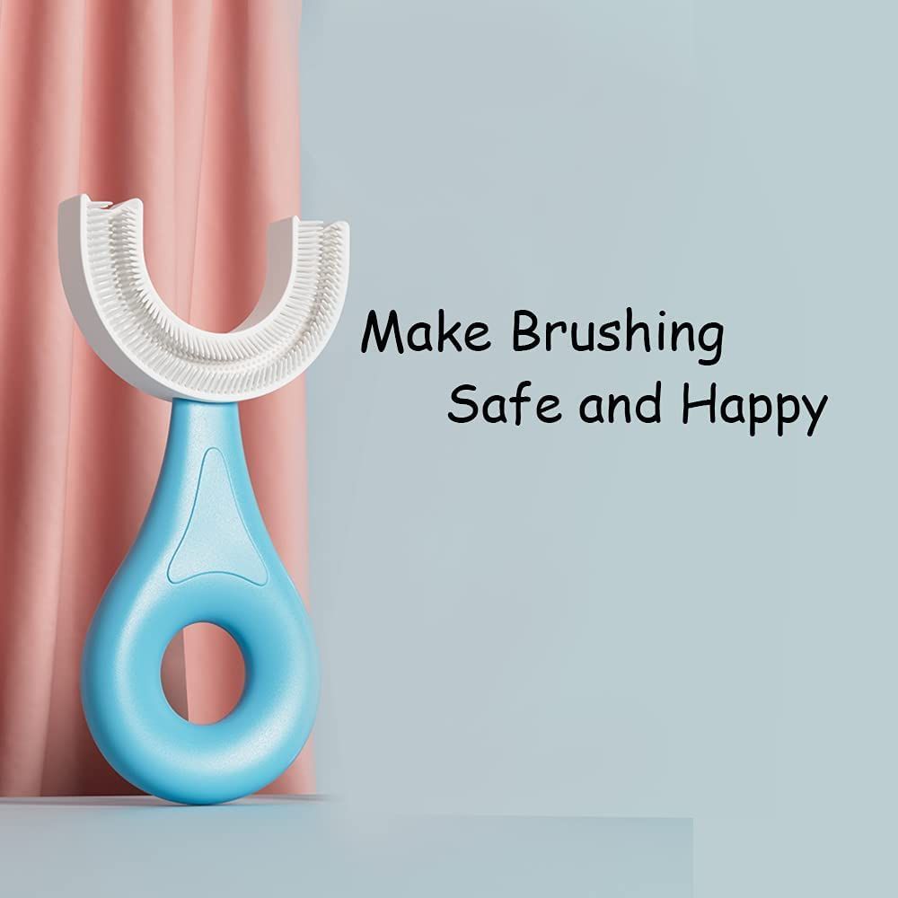 ??NEW YEAR SALE?? 360° Kids U-Shaped Toothbrush