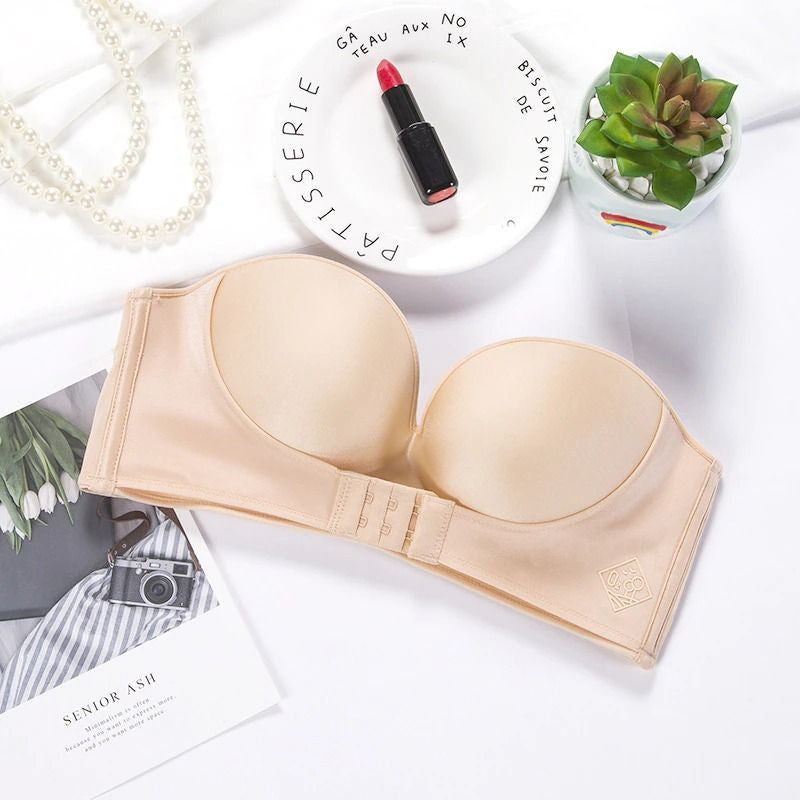 INVISIBLE STRAPLESS SUPER PUSH UP BRA ??HOT SALE 50%??