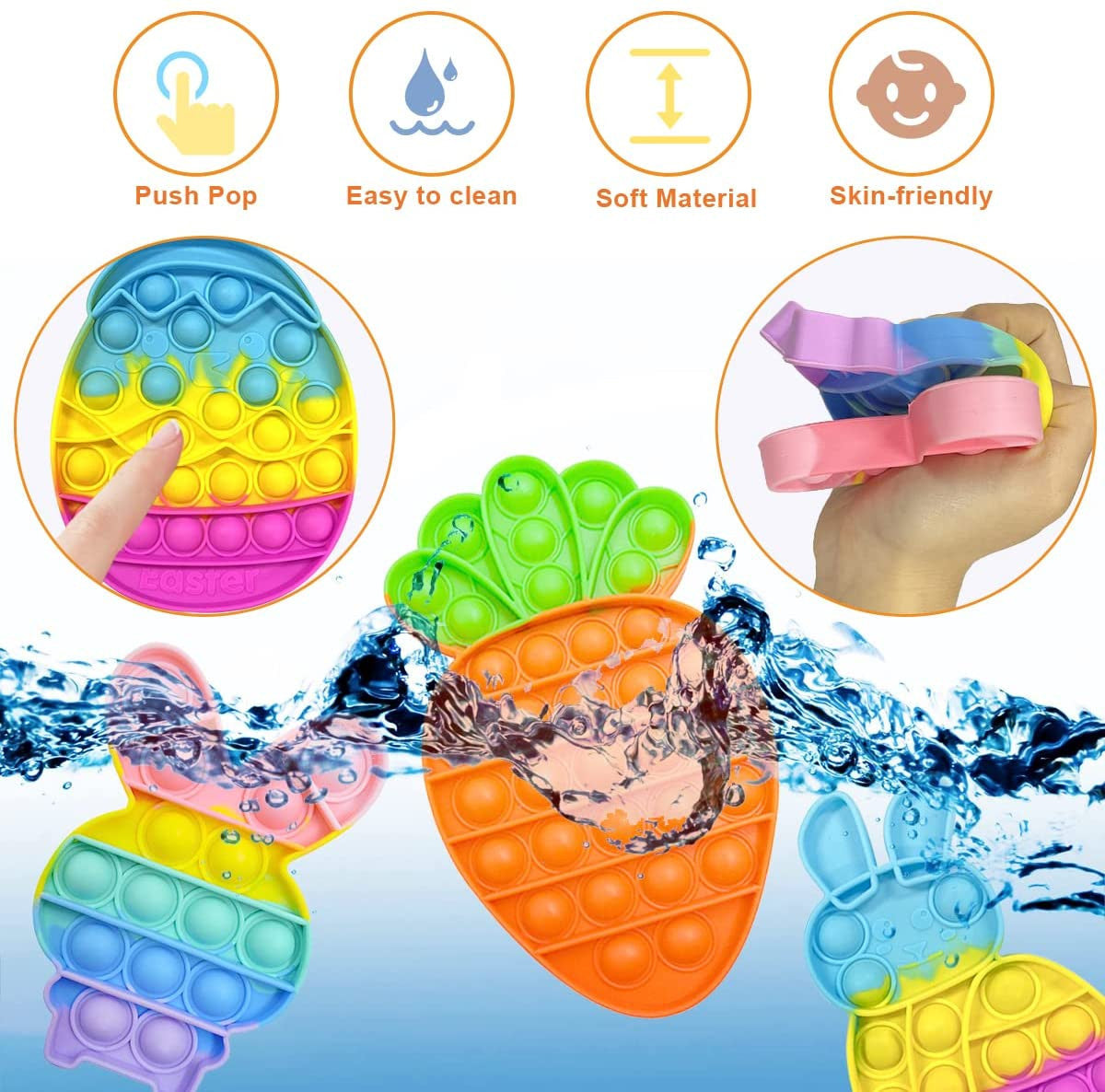 ??Easter Hot Sale?? Easter Egg Pop Fidget Toys