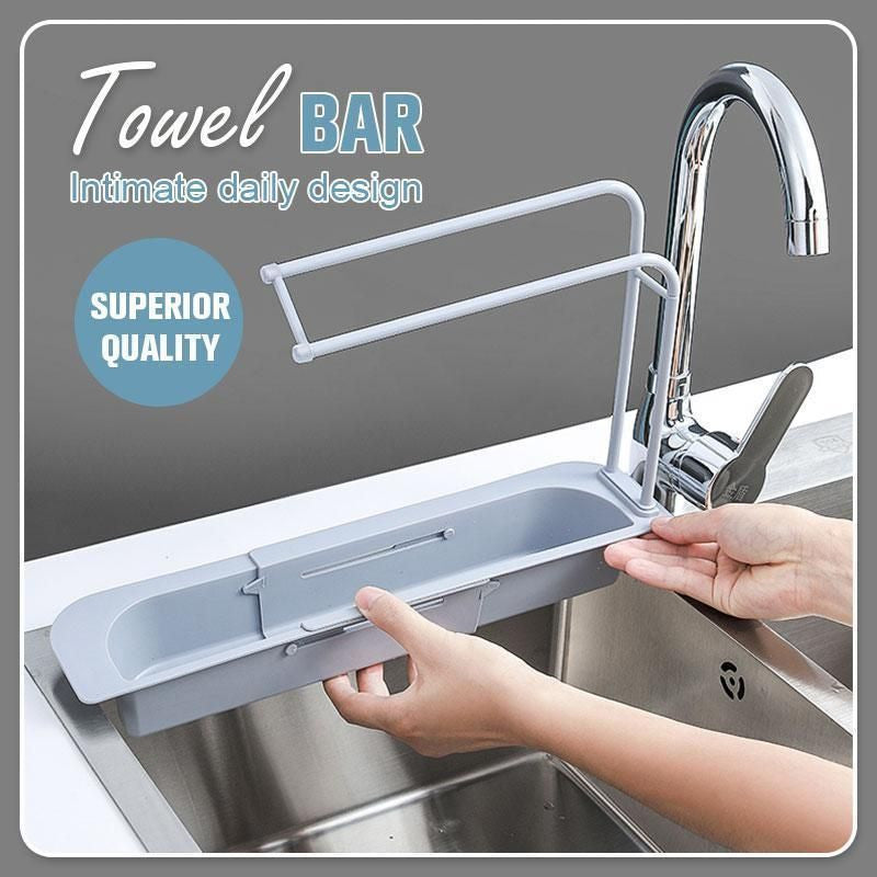 ??BUY 2 FREE SHIPPING?? Telescopic Sink Storage Rack