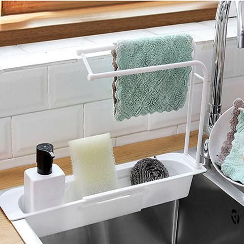 ??BUY 2 FREE SHIPPING?? Telescopic Sink Storage Rack