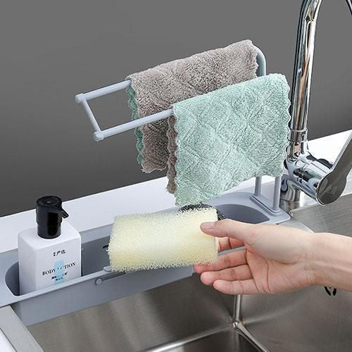 ??BUY 2 FREE SHIPPING?? Telescopic Sink Storage Rack