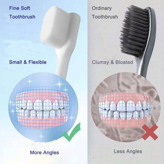? Ultra-fine Soft Bristles Eco-friendly Portable Toothbrush