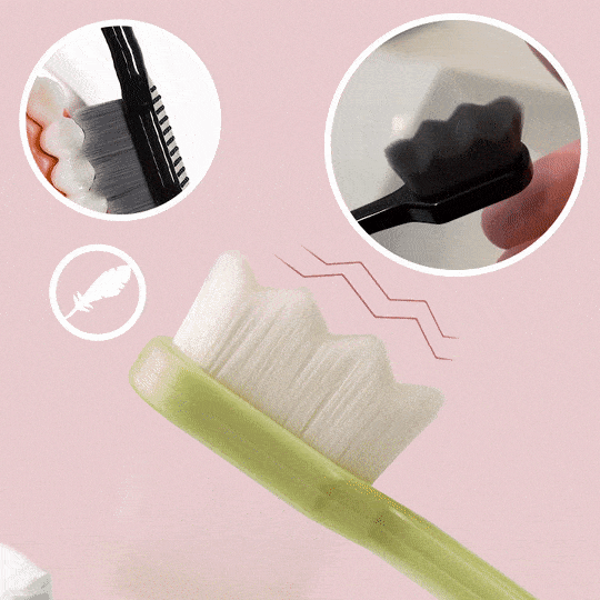 ? Ultra-fine Soft Bristles Eco-friendly Portable Toothbrush