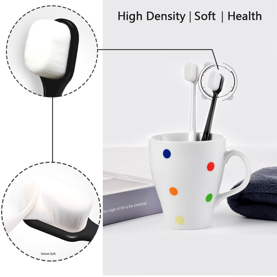 ? Ultra-fine Soft Bristles Eco-friendly Portable Toothbrush