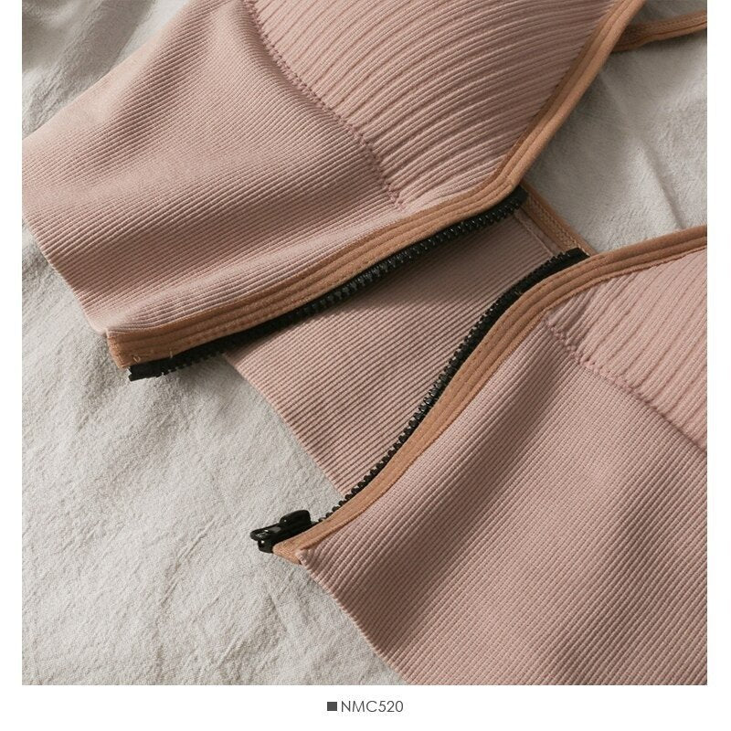ZIPPER LOCKED STYLING SEXY WRAPPED CHEST TOP BRA ??HOT DEAL - 50% OFF??