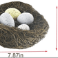 ??Easter Hot Sale??Brown Rattan Bird Nest For Holiday Decoration