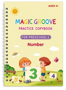 🔥NEW YEAR SALE🔥 MAGIC PRACTICE COPYBOOK (4 BOOKS/PACK) + MAGIC PEN