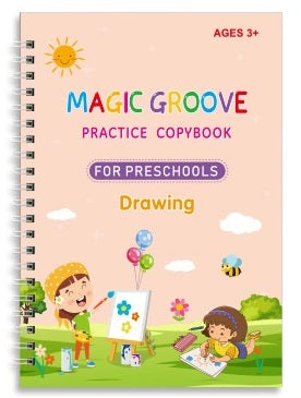 🔥NEW YEAR SALE🔥 MAGIC PRACTICE COPYBOOK (4 BOOKS/PACK) + MAGIC PEN